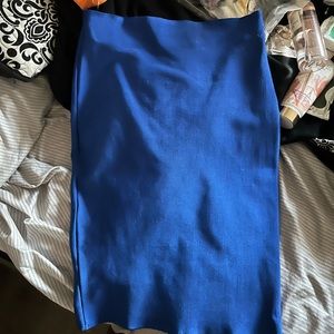 Royal blue Pencil Skirt